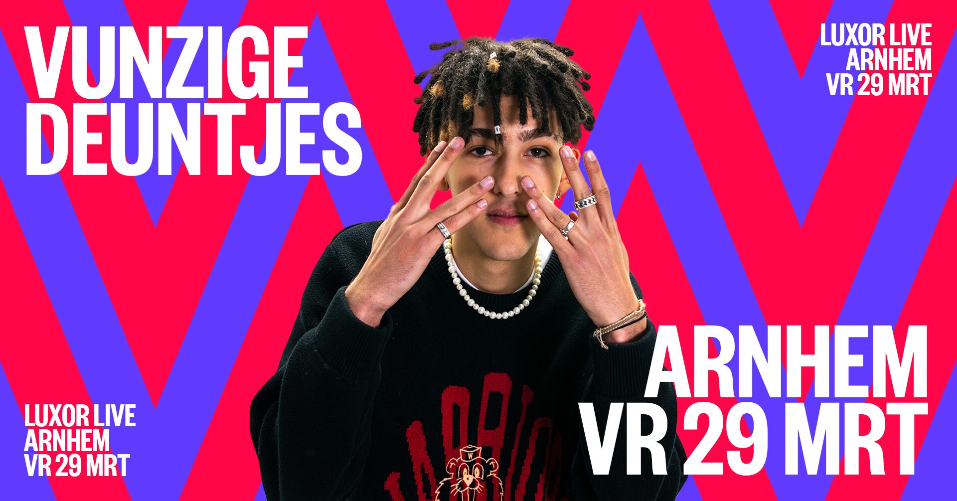 Vunzige Deuntjes vr 9 maart Luxor Live